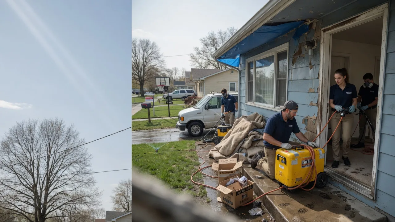 Basement Flood Cleanup in Donnellson, IA near me